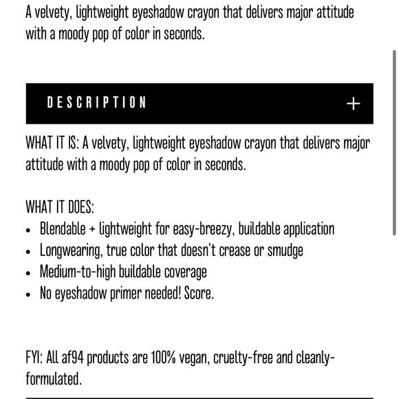 *NEW* AF94 Face Makeup Set of 4. - Picture 13 of 16